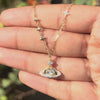 Celestial Orbit 92.5 Silver Heart Neckchain