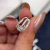 Nova Triple Spark 92.5 Silver Ear Cuff