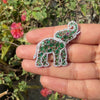 Emerald March Brooch