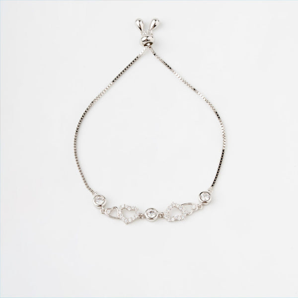 Glimmer Heartline Bracelet
