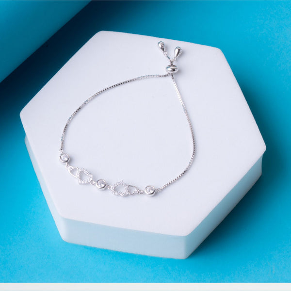 Glimmer Heartline Bracelet